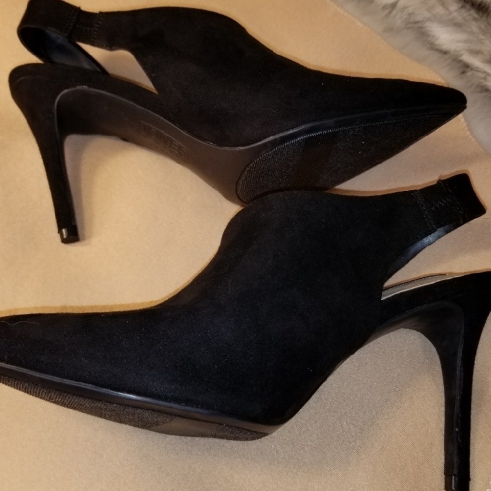 Designer Heels Womans Unique Bootie Pumps Size 7 - Picture 3 of 5